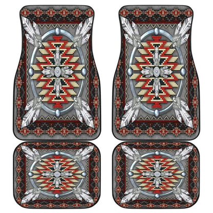 Naumaddic Arts Native American Front And Back Car Mats 093223 - YourCarButBetter