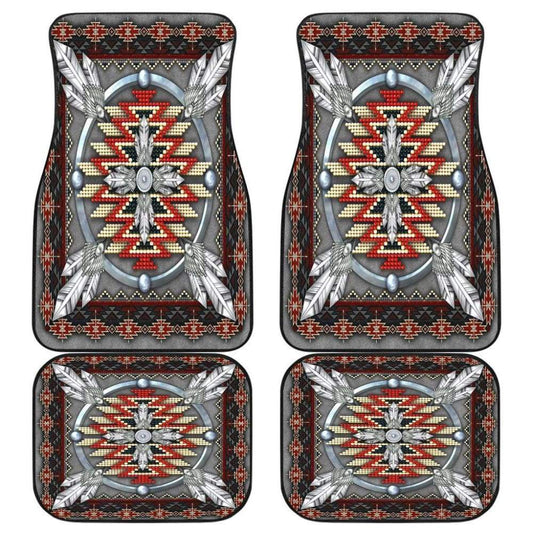 Naumaddic Arts Native American Front And Back Car Mats 093223 - YourCarButBetter