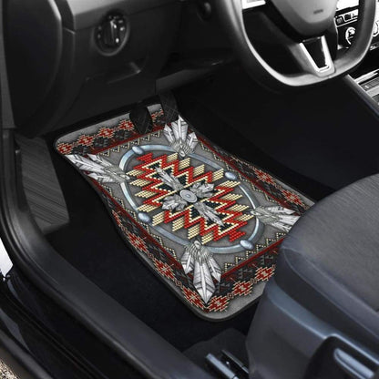 Naumaddic Arts Native American Front And Back Car Mats 093223 - YourCarButBetter