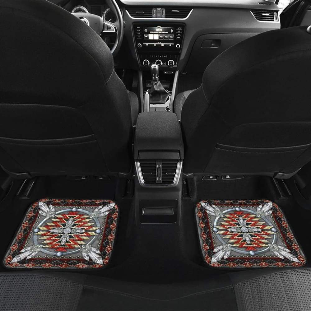 Naumaddic Arts Native American Front And Back Car Mats 093223 - YourCarButBetter