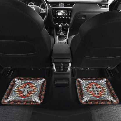 Naumaddic Arts Native American Front And Back Car Mats 093223 - YourCarButBetter