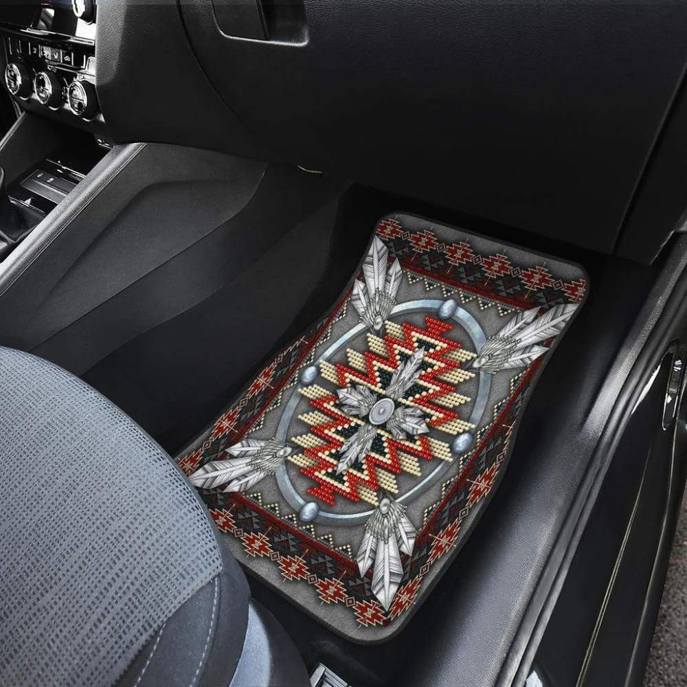 Naumaddic Arts Native American Front And Back Car Mats 093223 - YourCarButBetter