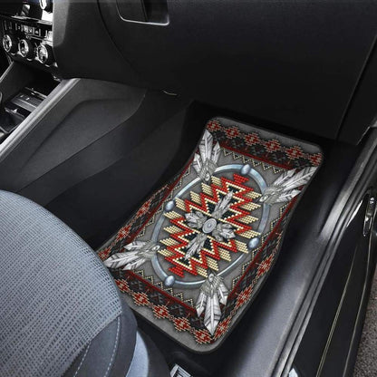 Naumaddic Arts Native American Front And Back Car Mats 093223 - YourCarButBetter