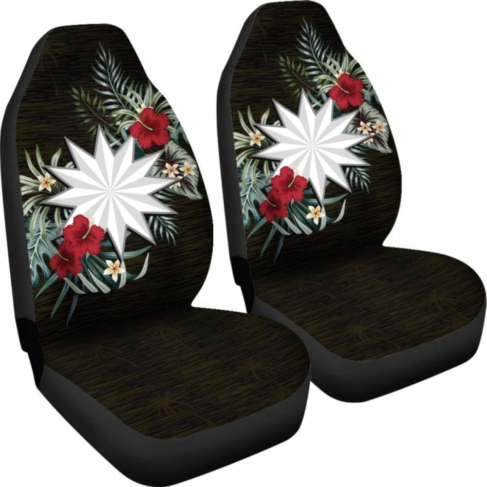 Nauru Hibiscus Car Seat Covers 7 232125 - YourCarButBetter
