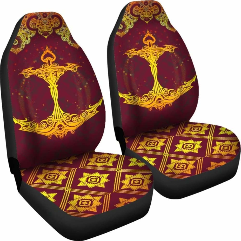 Nautical Car Seat Cover Anchor 03 192609 - YourCarButBetter