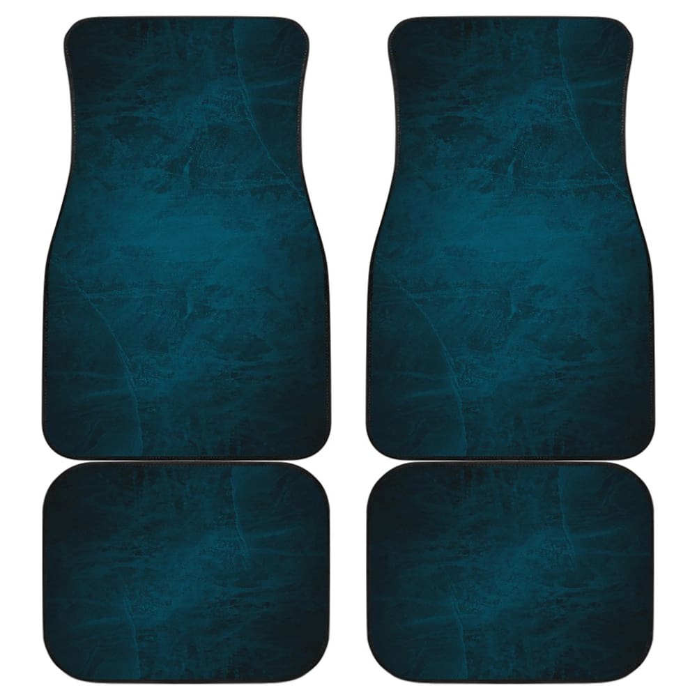 Navy Blue Grunge Car Floor Mats 211205 - YourCarButBetter