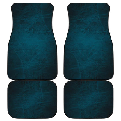 Navy Blue Grunge Car Floor Mats 211205 - YourCarButBetter