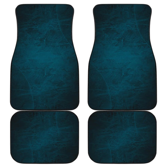 Navy Blue Grunge Car Floor Mats 211205 - YourCarButBetter