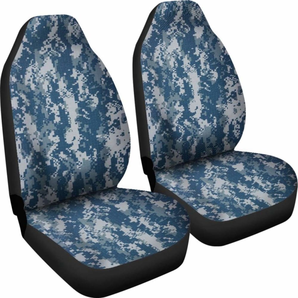 Navy Digital Camo Car Seat Cover 112608