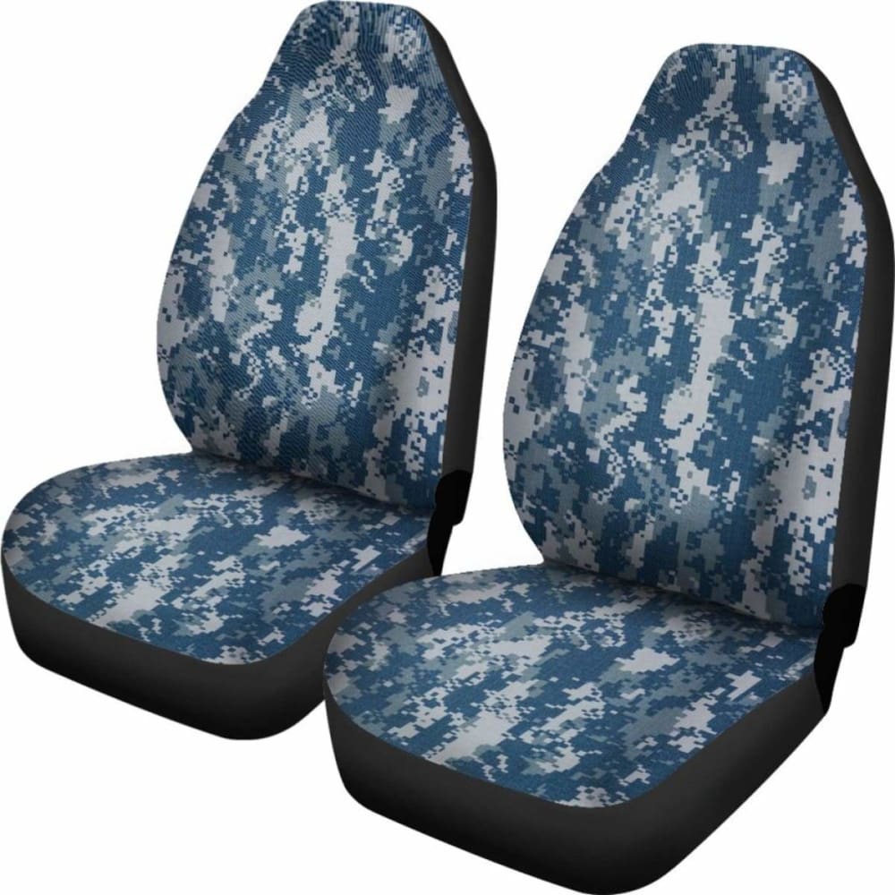 Navy Digital Camo Car Seat Cover 112608