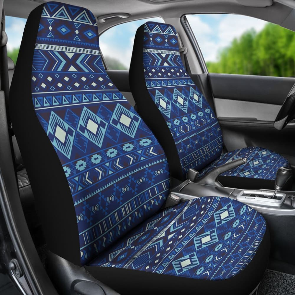 Navy Pattern Native Car Seat Covers 093223 - YourCarButBetter