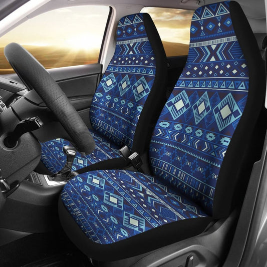 Navy Pattern Native Car Seat Covers 093223 - YourCarButBetter