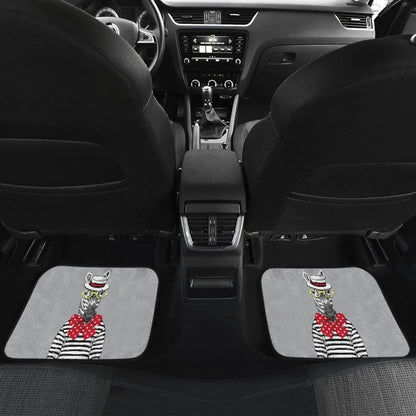 Need Friend For Travel Why Not A Zebra Car Floor Mats 212101 - YourCarButBetter