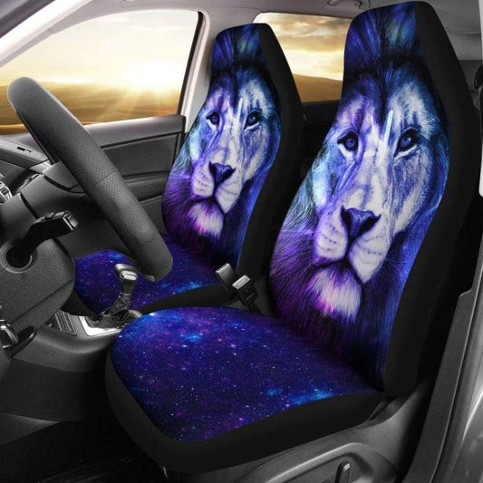 Neon Lion Face Car Seat Covers 203608