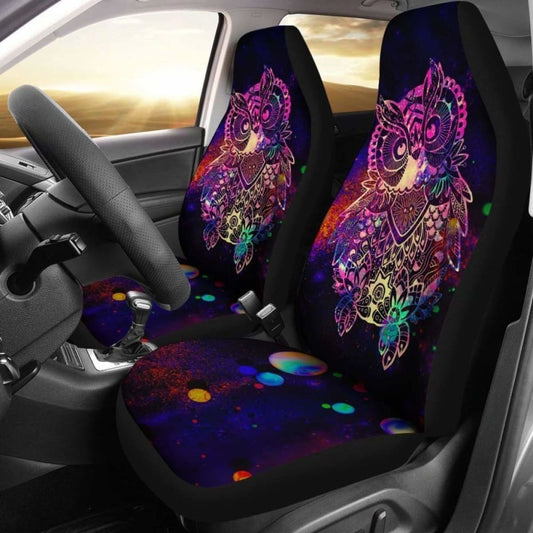 Neon Owl Car Seat Covers 174716
