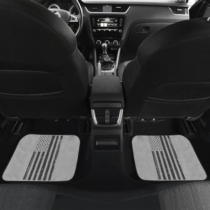 New Black American Flag Car Floor Mats Full Set 212304 - YourCarButBetter
