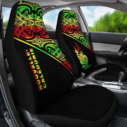 New Caledonia Polynesian Car Seat Covers - Reggae Curve - 105905 - YourCarButBetter
