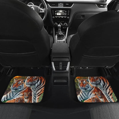 New High Quality Family Tiger Car Floor Mats 211202