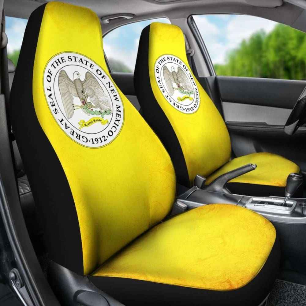 New Mexico State Flag Car Seat Coat Of Arm 2 153908 - YourCarButBetter