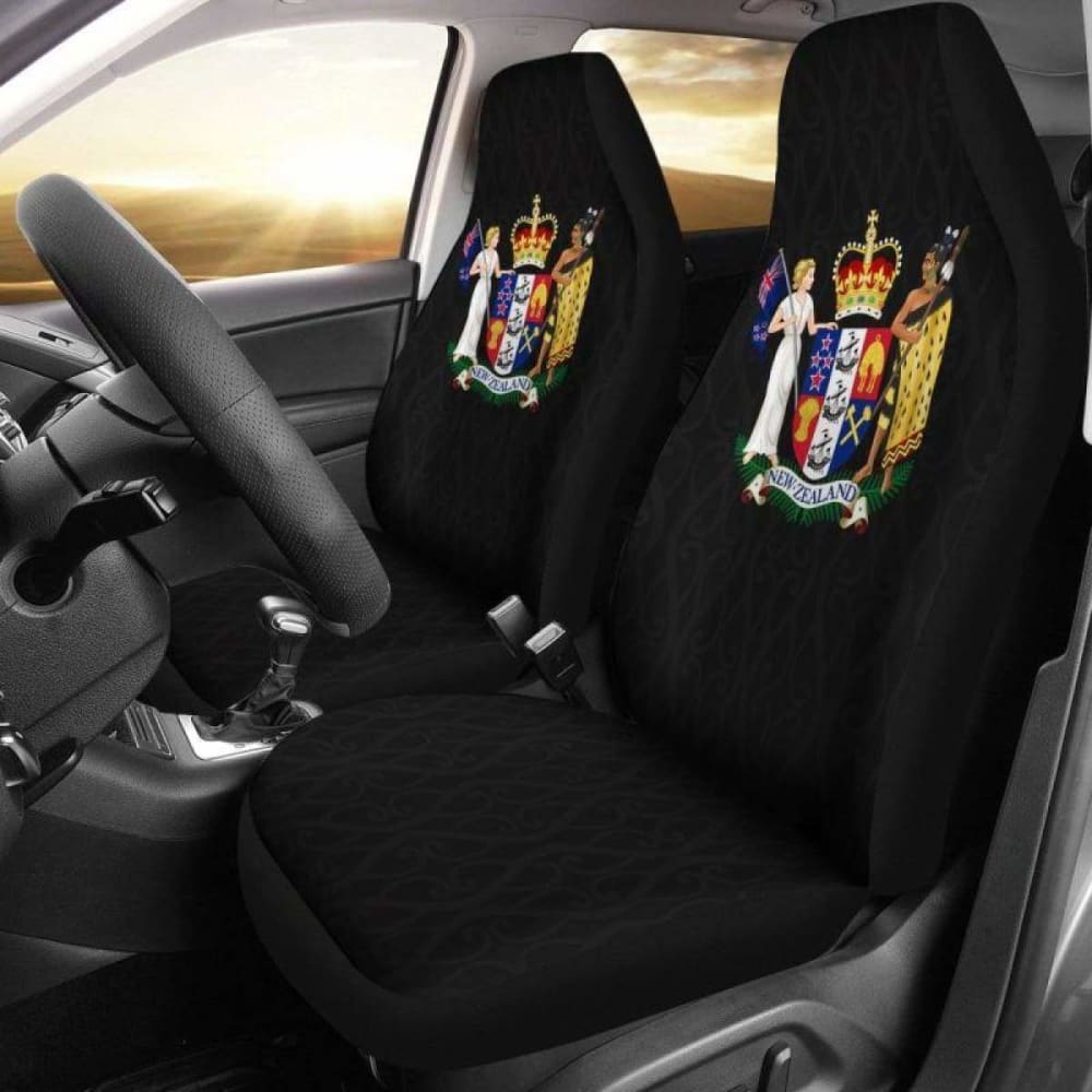 New Zealand Coat Of Arms Car Seat Covers 02 105905 - YourCarButBetter