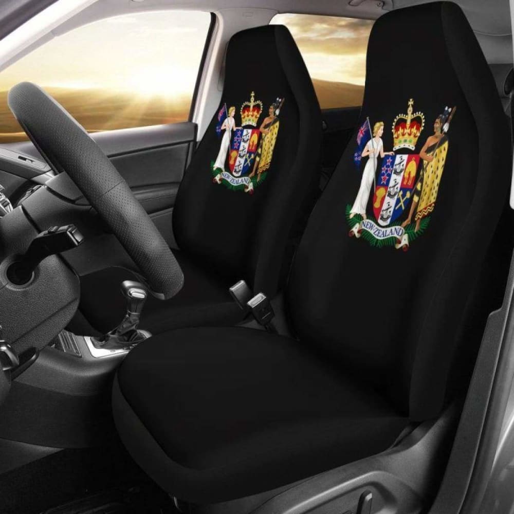 New Zealand Coat Of Arms Car Seat Covers 03 105905 - YourCarButBetter