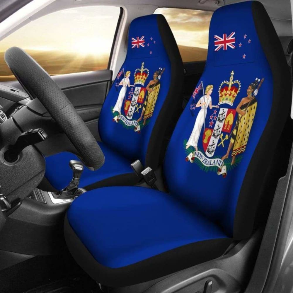 New Zealand Coat Of Arms Car Seat Covers Amazing 105905 - YourCarButBetter