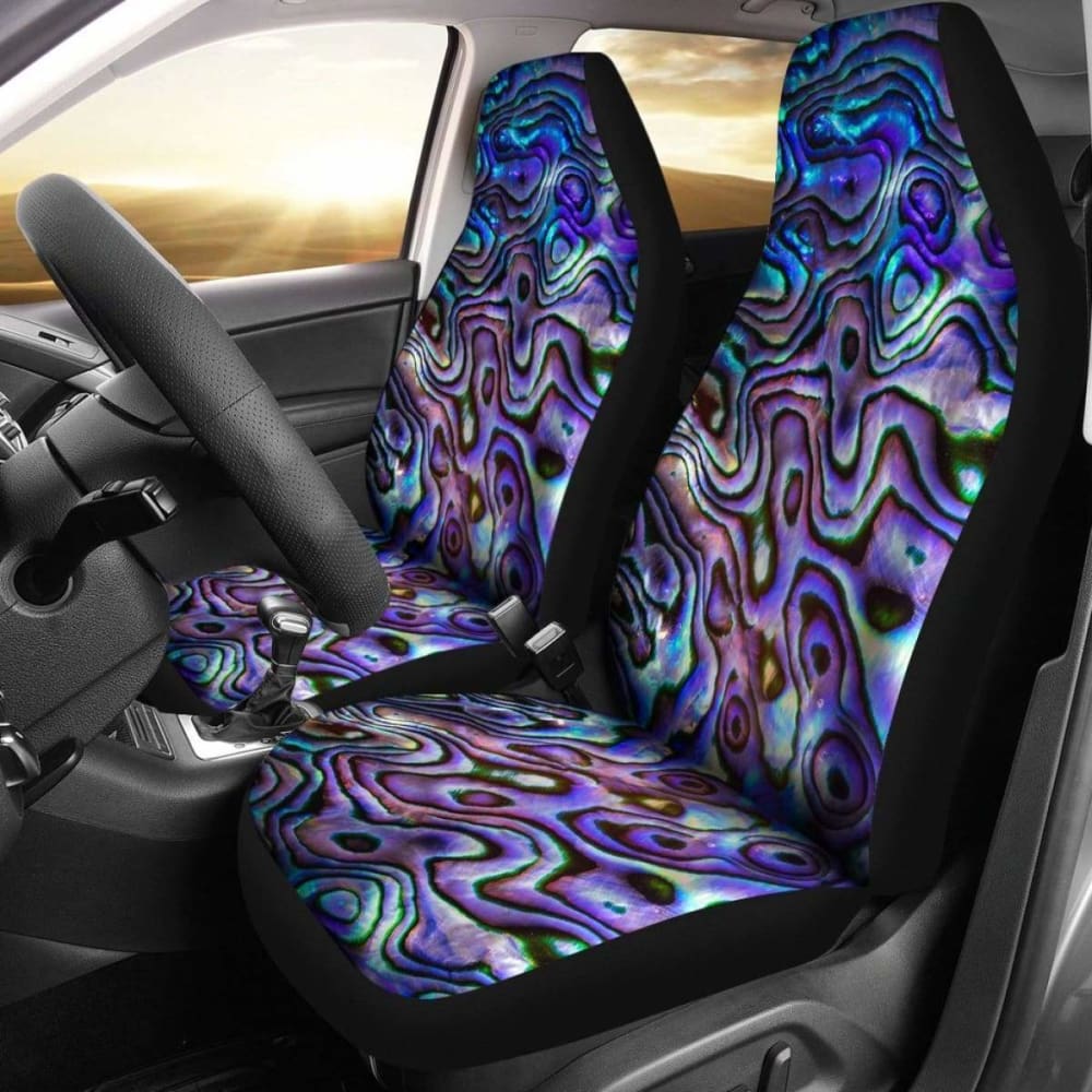 New Zealand Paua Shell Car Seat Covers 5 174914 - YourCarButBetter