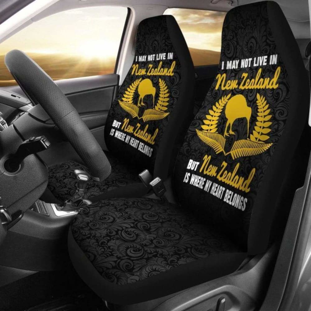 New Zealand Where My Heart Belong Car Seat Covers 2 174914 - YourCarButBetter