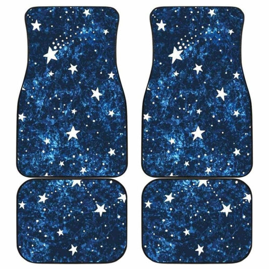 Night Sky Star Pattern Front And Back Car Mats 194013 - YourCarButBetter