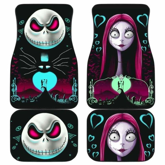 Nightmare Before Christmas Car Floor Mats 101819 - YourCarButBetter