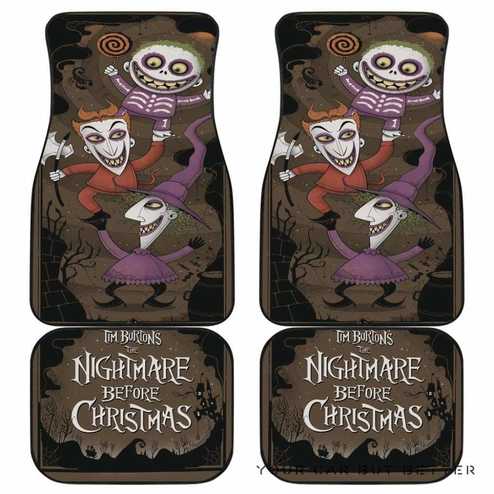 Nightmare Before Christmas Car Floor Mats 101819 - YourCarButBetter