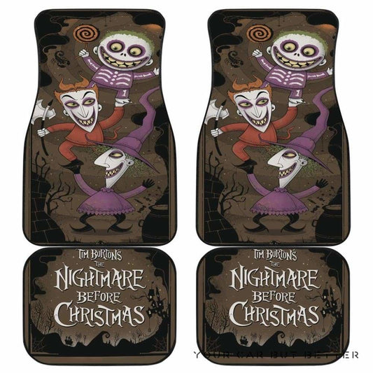 Nightmare Before Christmas Car Floor Mats 101819 - YourCarButBetter