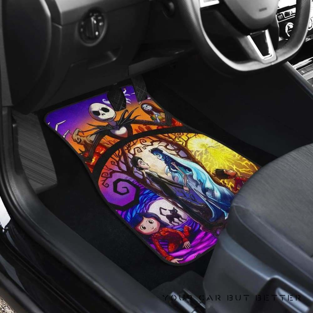 Nightmare Before Christmas Car Floor Mats 5 101819 - YourCarButBetter