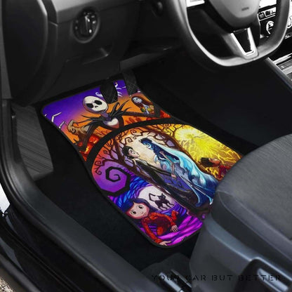 Nightmare Before Christmas Car Floor Mats 5 101819 - YourCarButBetter