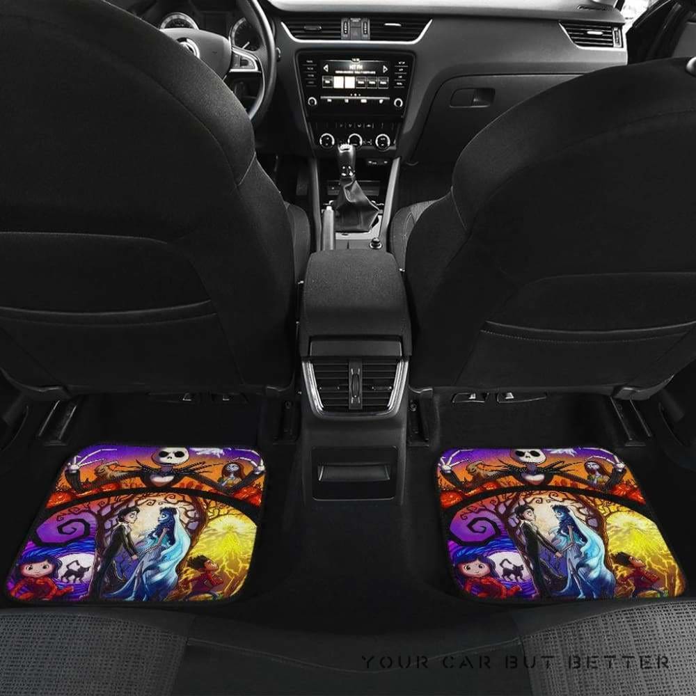 Nightmare Before Christmas Car Floor Mats 5 101819 - YourCarButBetter