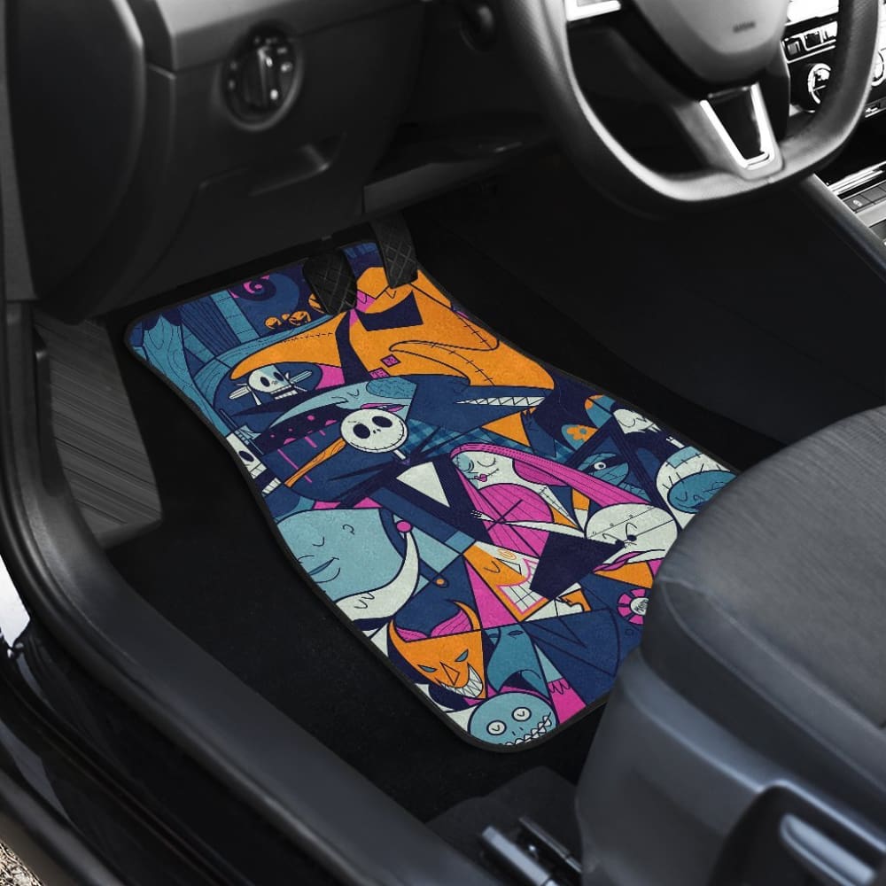 Nightmare Before Christmas Car Mats 1 101819 - YourCarButBetter