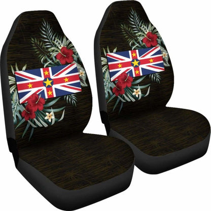 Niue Hibiscus Car Seat Covers 7 232125 - YourCarButBetter