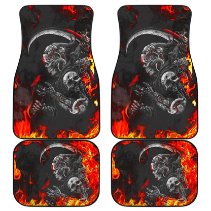 No One Can Stop Flame Grim Reaper Car Floor Mats 212102 - YourCarButBetter