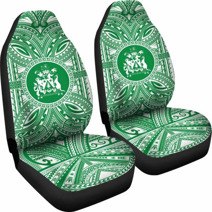 Norfolk Island Car Seat Cover - Norfolk Island Coat Of Arms Polynesian Flag Color 105905 - YourCarButBetter