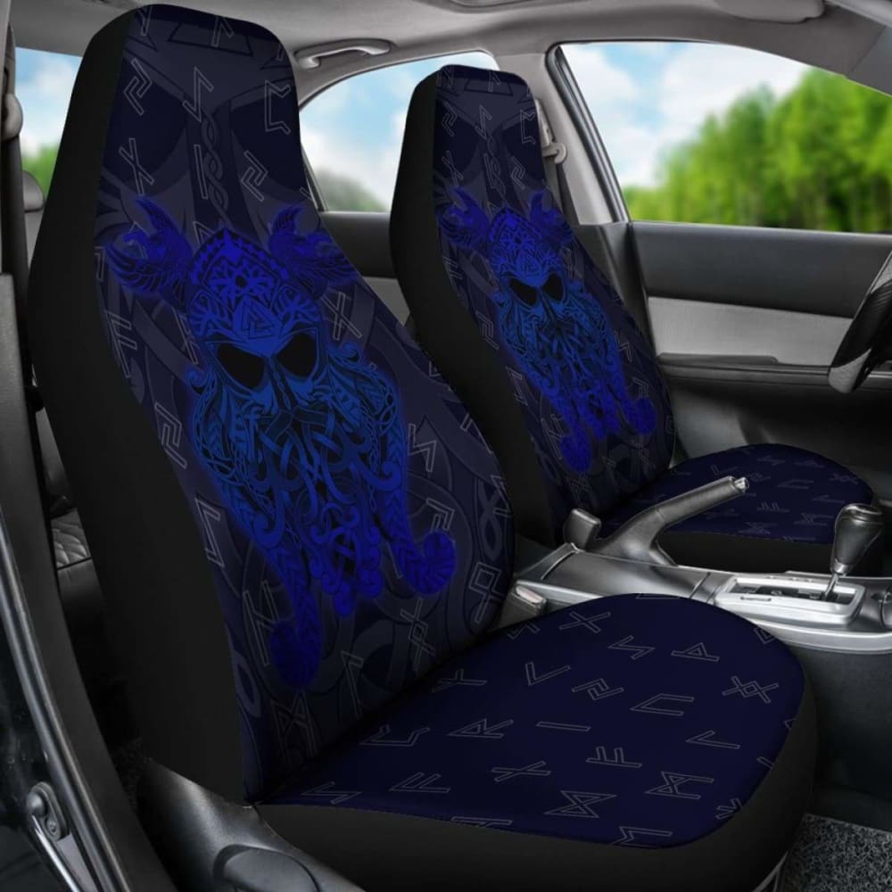 Norse Viking Car Seat Covers - Rune Odin God - 144909