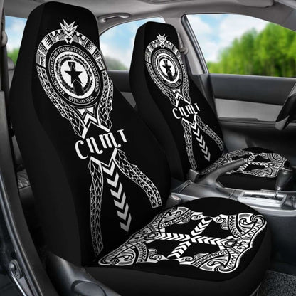 Northern Mariana Islands Car Seat Covers Polynesian Tribal 105905 - YourCarButBetter