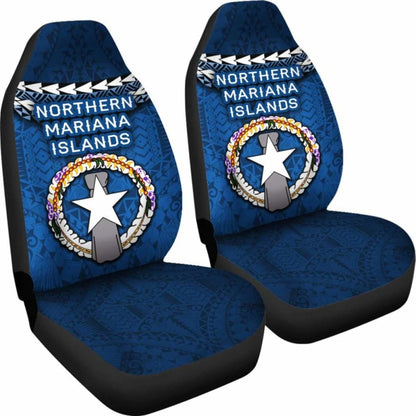 Northern Mariana Islands Polynesian Car Seat Covers - Vibes Version 105905 - YourCarButBetter
