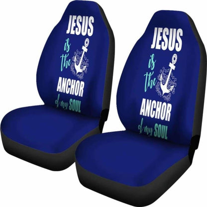 Np Jesus Is The Anchor Car Seat Cover 181703 - YourCarButBetter