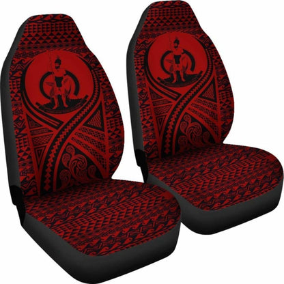 nuatu Car Seat Cover - nuatu Coat Of Arms Polynesian Tattoo Red - 9 174914 - YourCarButBetter