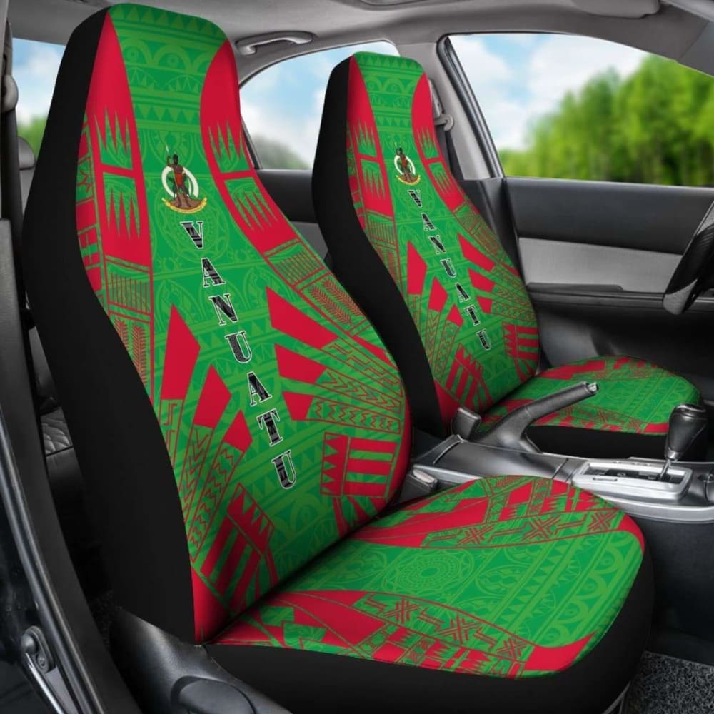 nuatu Car Seat Covers - nuatu Coat Of Arms Polynesian Tattoo Flag - 9 174914 - YourCarButBetter