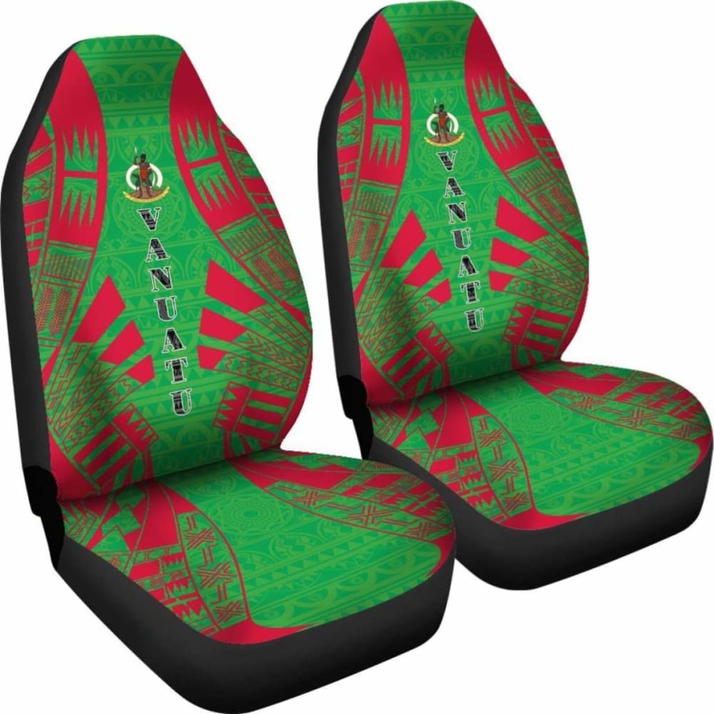 nuatu Car Seat Covers - nuatu Coat Of Arms Polynesian Tattoo Flag - 9 174914 - YourCarButBetter