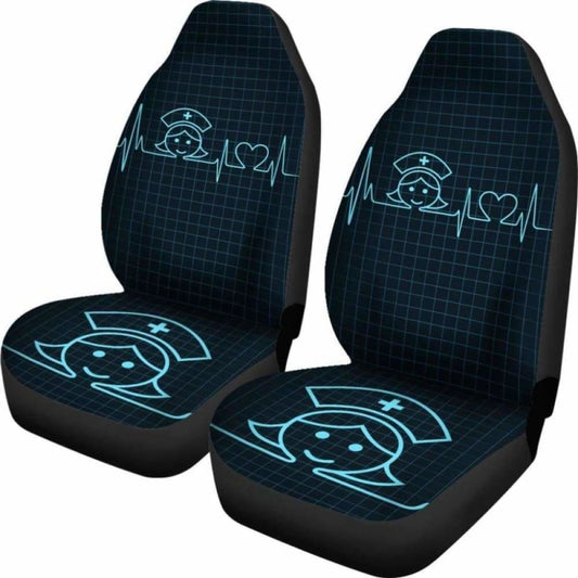Nurse Heart Beat Car Seat Cover 144902