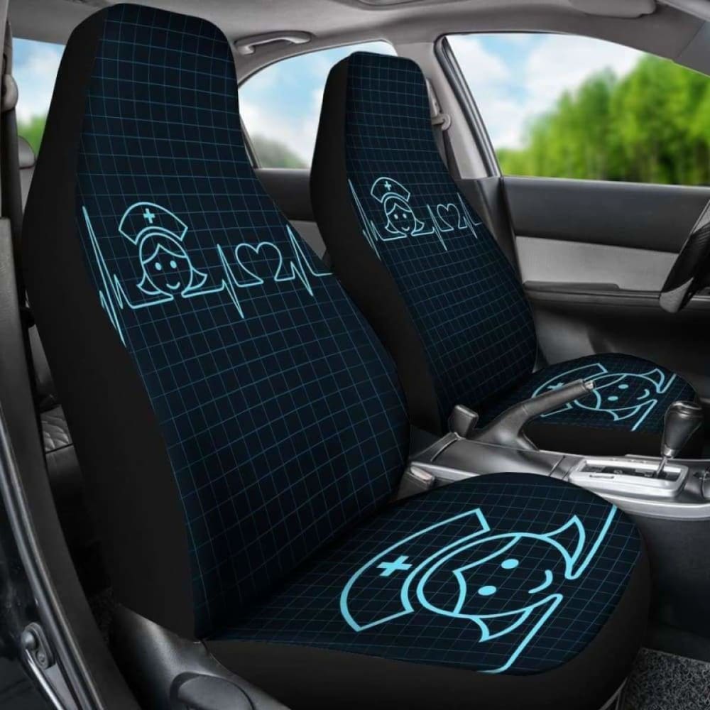Nurse Heart Beat Car Seat Cover 144902
