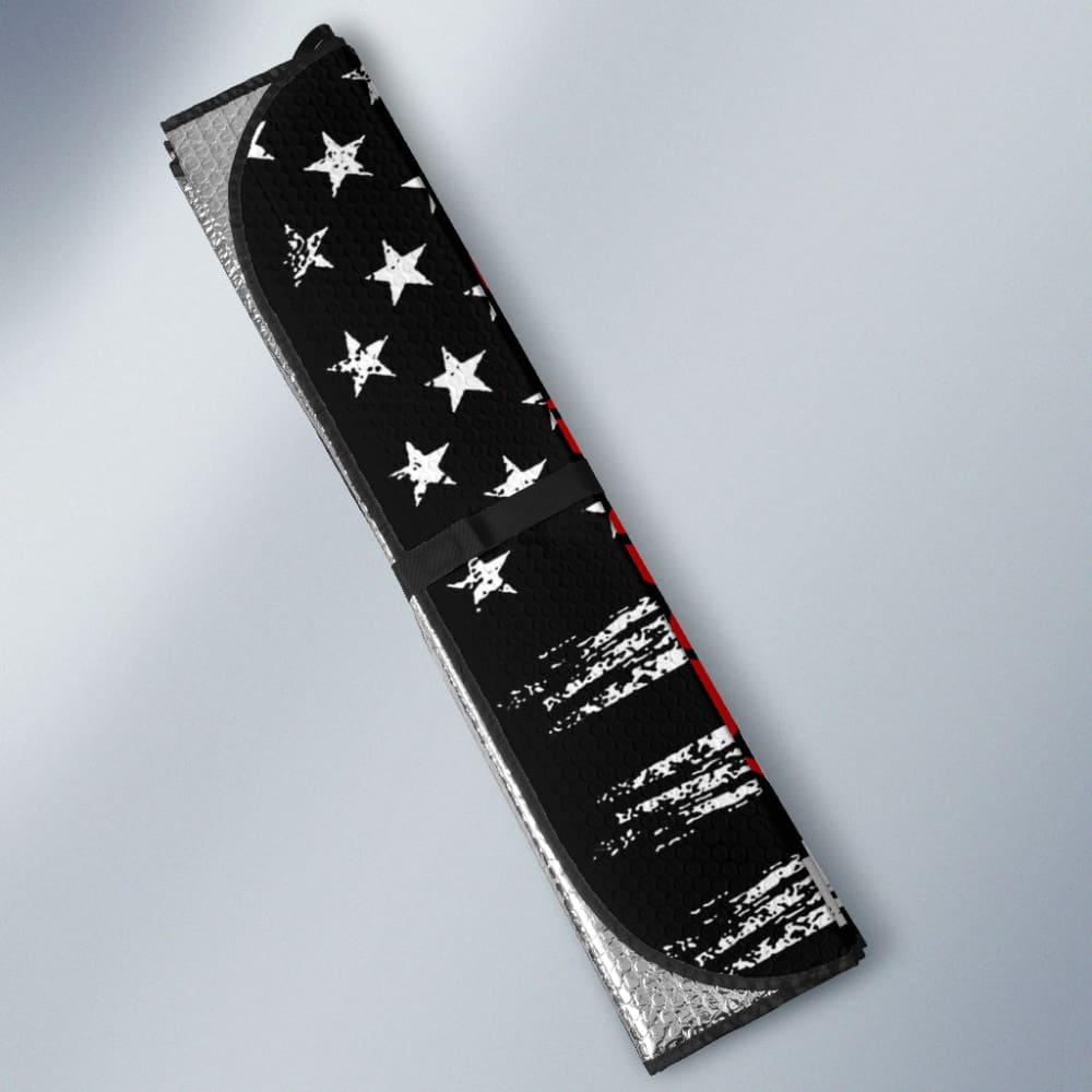 Nurse Live Love Save Lifes American Flag Car Auto Sun Shades 210401 - YourCarButBetter