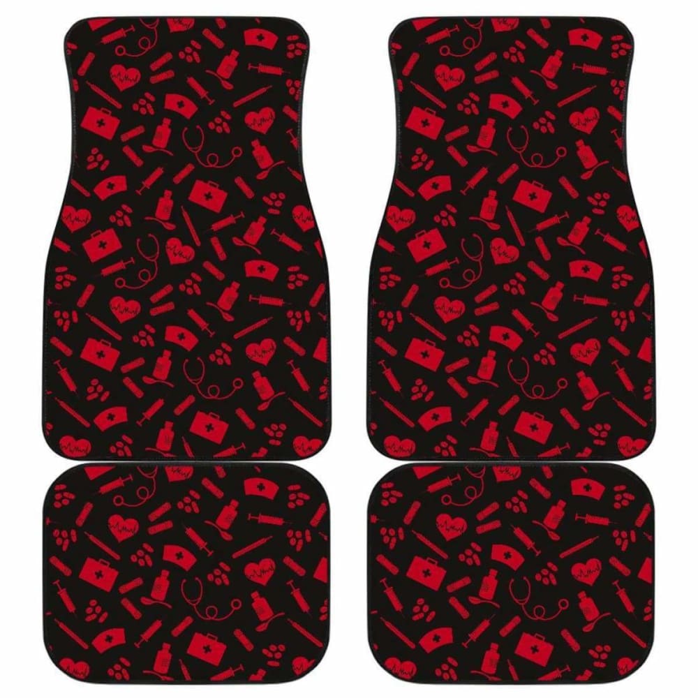 Nurse Pattern Art Car Floor Mats Amazing Gift Ideas 144902